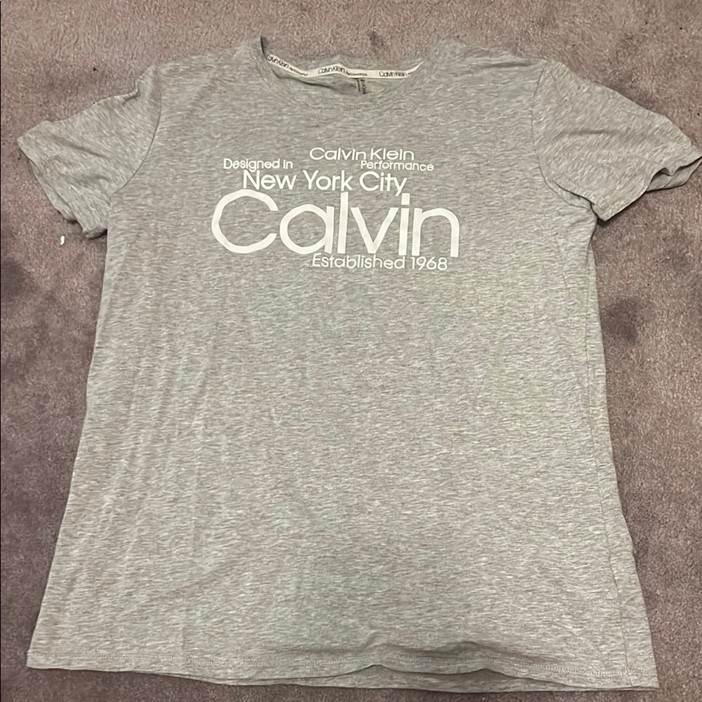 Calvin Klein Heather Gray Tee